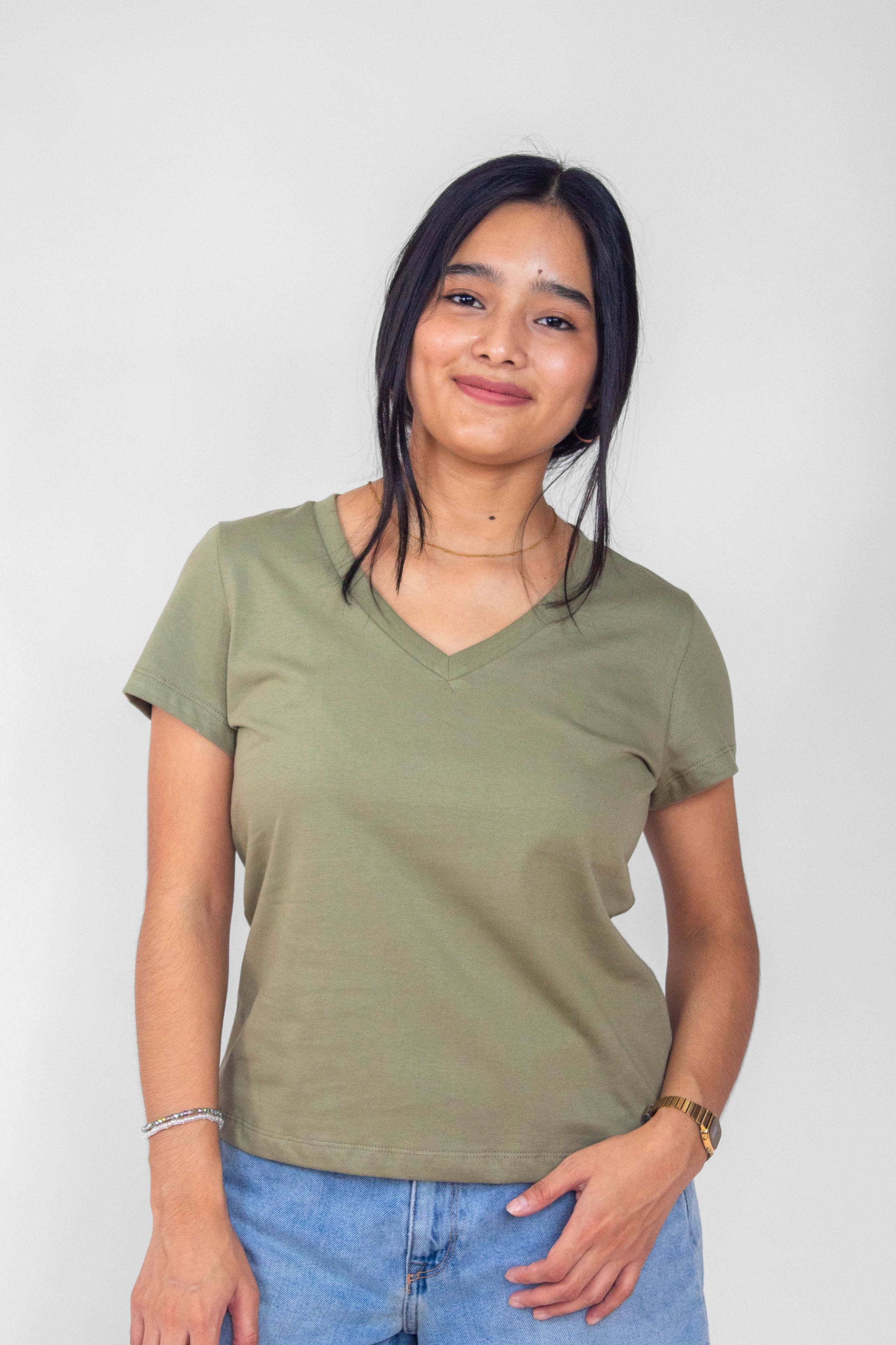 Polo Morena V Verde Olivo