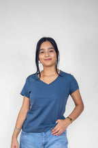 Polo Morena V Azul Ceniza