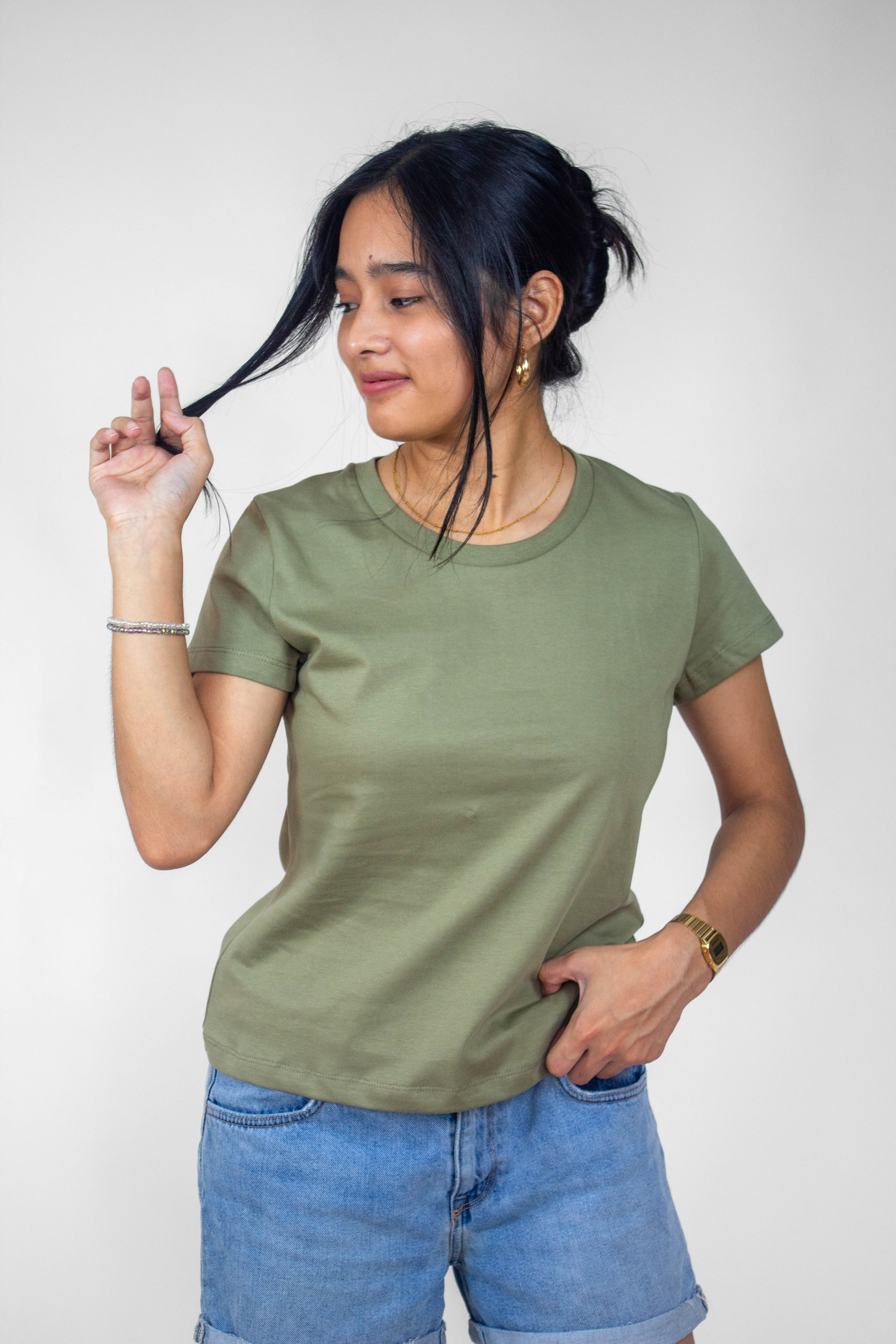 Polo Morena Verde Olivo