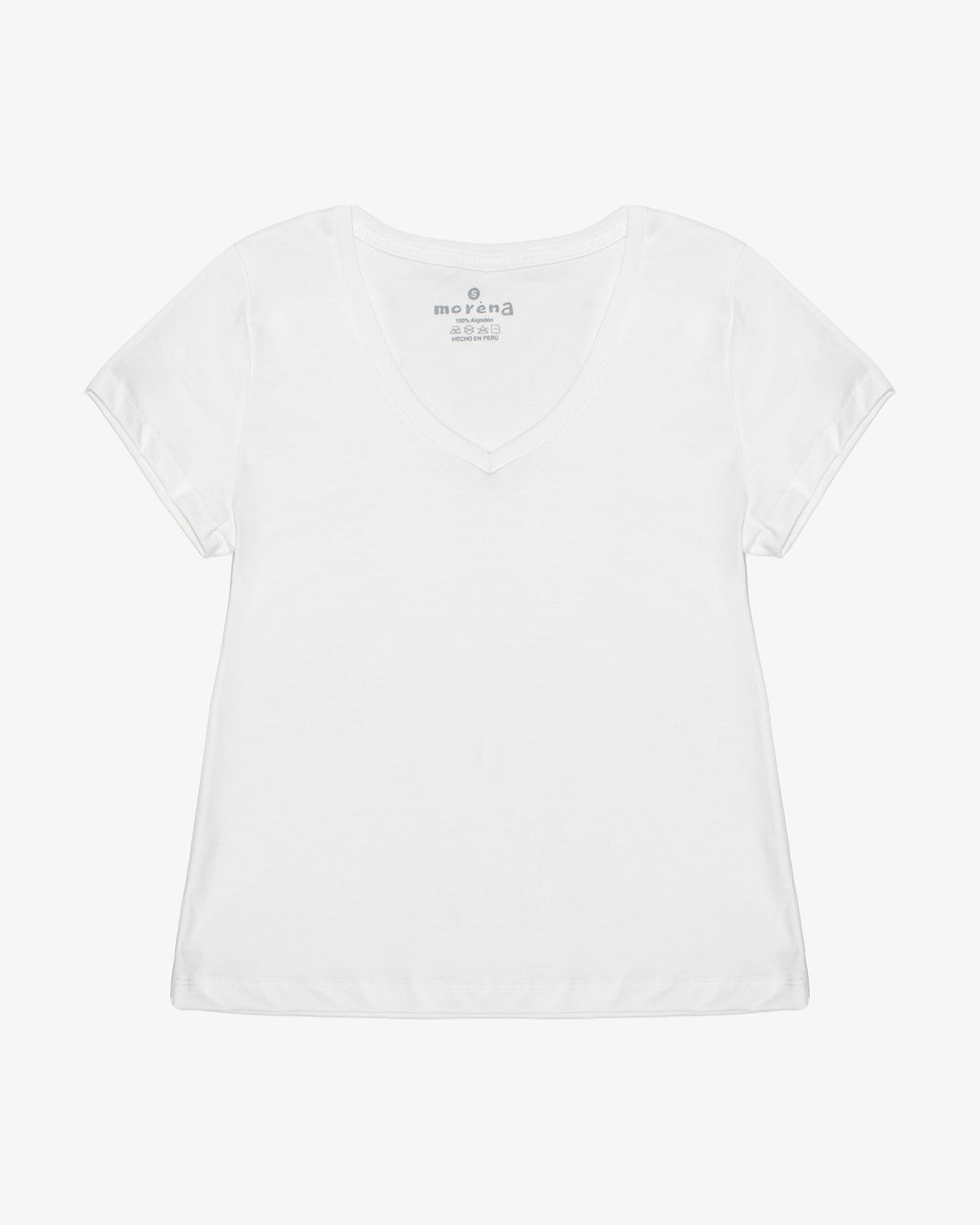 Polo Cuello V Blanco
