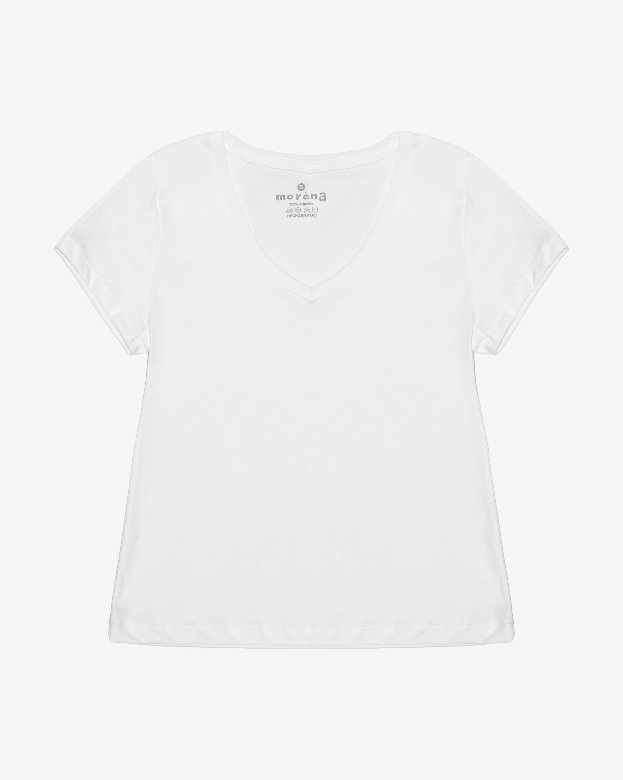 Polo Cuello V Blanco