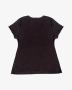 Polo cuello V Negro