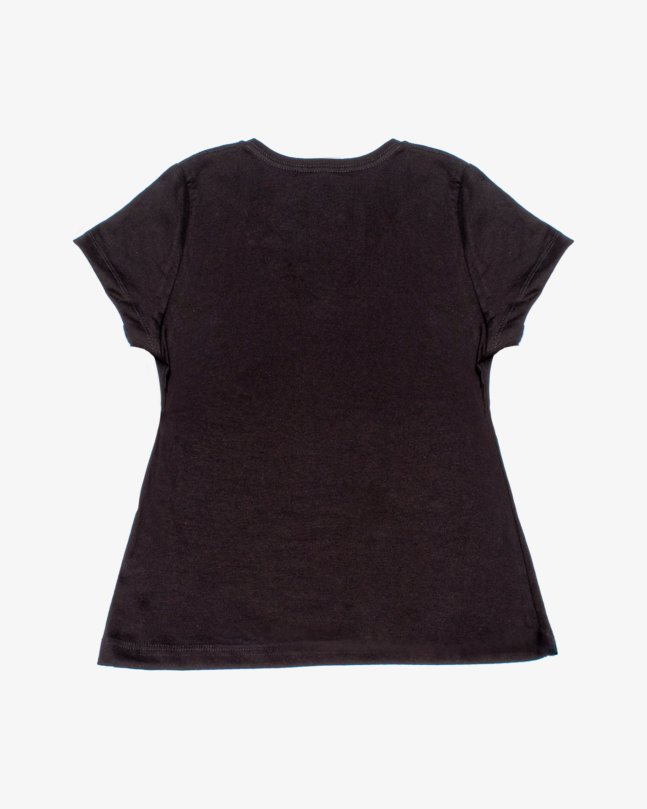 Polo cuello V Negro